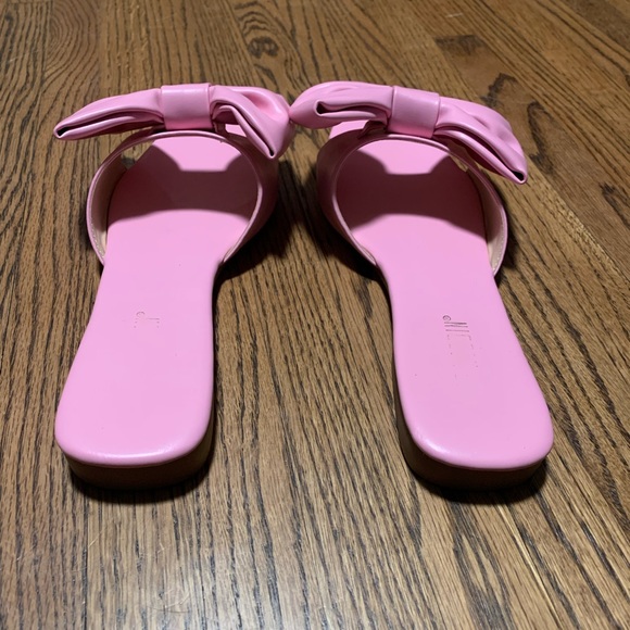 Pink Bow Slides - Picture 2 of 4